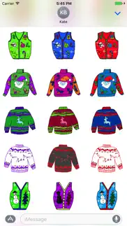 ugly sweater stickers iphone images 2