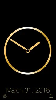 gold luxury clock iphone images 1