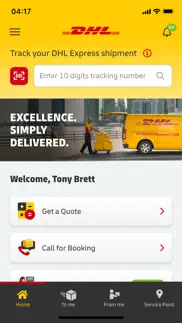 dhl express mobile app iphone images 1