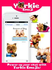 yorkie dog emoji stickers ipad images 3