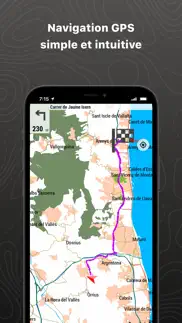 twonav premium: carte sentiers iPhone Captures Décran 4