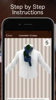 tie a necktie 3d animated iphone capturas de pantalla 4