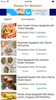 recipes for bachelors iphone images 1