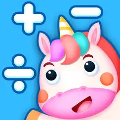 baby unicorn girl math games logo, reviews