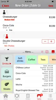 waiter pos restaurant system iphone images 1