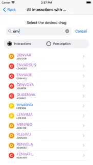 drug interactions iPhone Captures Décran 2