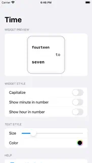 time - minimalist clock widget iphone capturas de pantalla 1