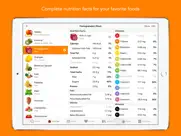 nutrients - nutrition facts iPad Captures Décran 1