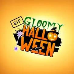animated halloween stickers logo, reviews