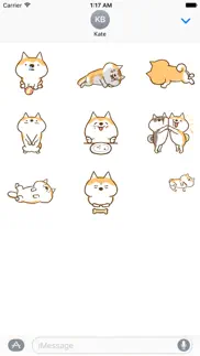 animated shiba inu dog sticker iphone images 2