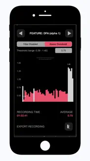 heart rate variability logger iPhone Captures Décran 3