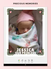 adorable - baby photo editor ipad resimleri 2