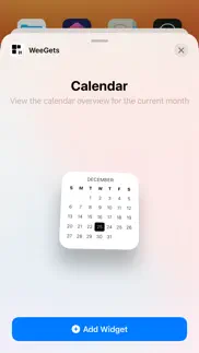 weegets - calendar home widget iphone images 4