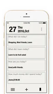 daily grid journal -diary memo iphone bildschirmfoto 1