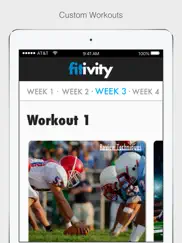 fitivity - athlete training ipad images 1