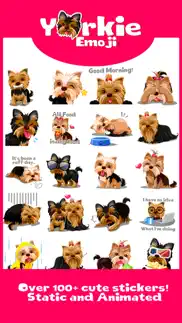 yorkie dog emoji stickers iphone images 2