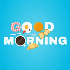 good morning stickers pack app logo, reviews