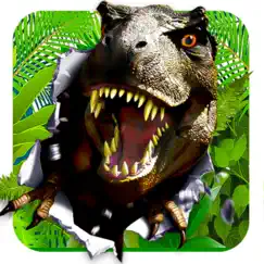 scary dinosaur rampage attack logo, reviews