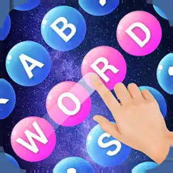 scrolling words bubble logo, reviews