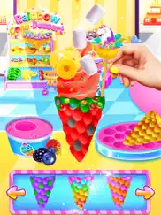 rainbow cone dessert maker ipad images 3