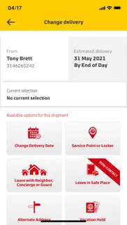 dhl express mobile app iphone images 3