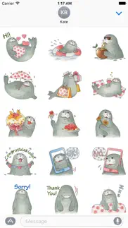 happy seal sealmoji sticker iphone images 1