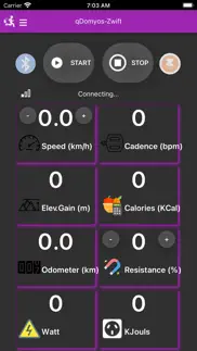 qz - qdomyos-zwift iphone capturas de pantalla 1