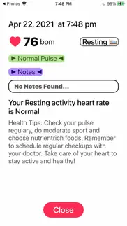 pulse rate app cardio app bp iphone images 4