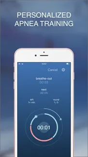 stamina apnea trainer iphone capturas de pantalla 1