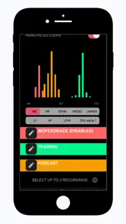 heart rate variability logger iPhone Captures Décran 4