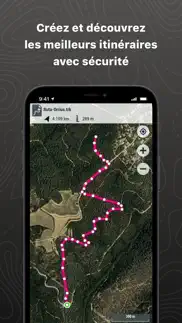 twonav premium: carte sentiers iPhone Captures Décran 3