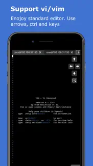 xterminal - ssh terminal shell iPhone Captures Décran 2