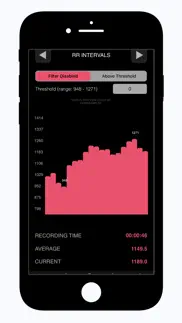 heart rate variability logger iphone bildschirmfoto 2