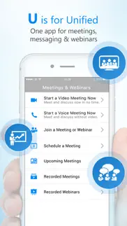 u meeting, messenger, webinar iphone images 1