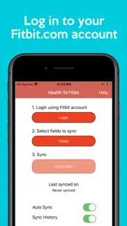 sync for apple health > fitbit iphone images 2