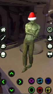 green alien zombie dance ar iphone images 1