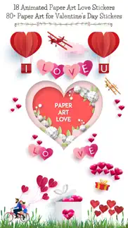 animated paper art love pack iphone images 1