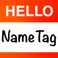 hello name tag logo, reviews