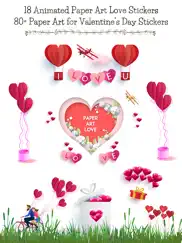 animated paper art love pack ipad images 1