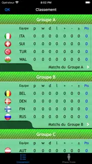 euro football 2020 en direct iPhone Captures Décran 3