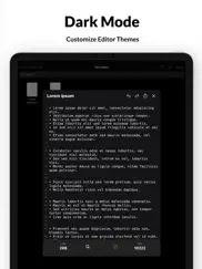 text editor - document editor iPad Captures Décran 3