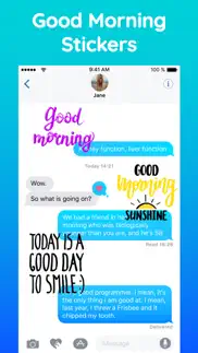 good morning stickers pack app iphone images 2