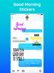good morning stickers pack app ipad images 2