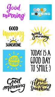 good morning stickers pack app iphone images 1