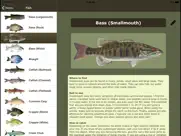 freshwater fishing guide ipad resimleri 1