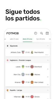 fotmob - resultados de fútbol iphone capturas de pantalla 1