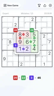 killer sudoku - puzzle games iphone images 3