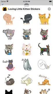 loving little kitten stickers iphone images 4
