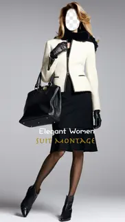 elegant women suit montage iphone images 1