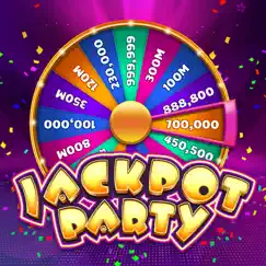jackpot party - casino slots logo, reviews